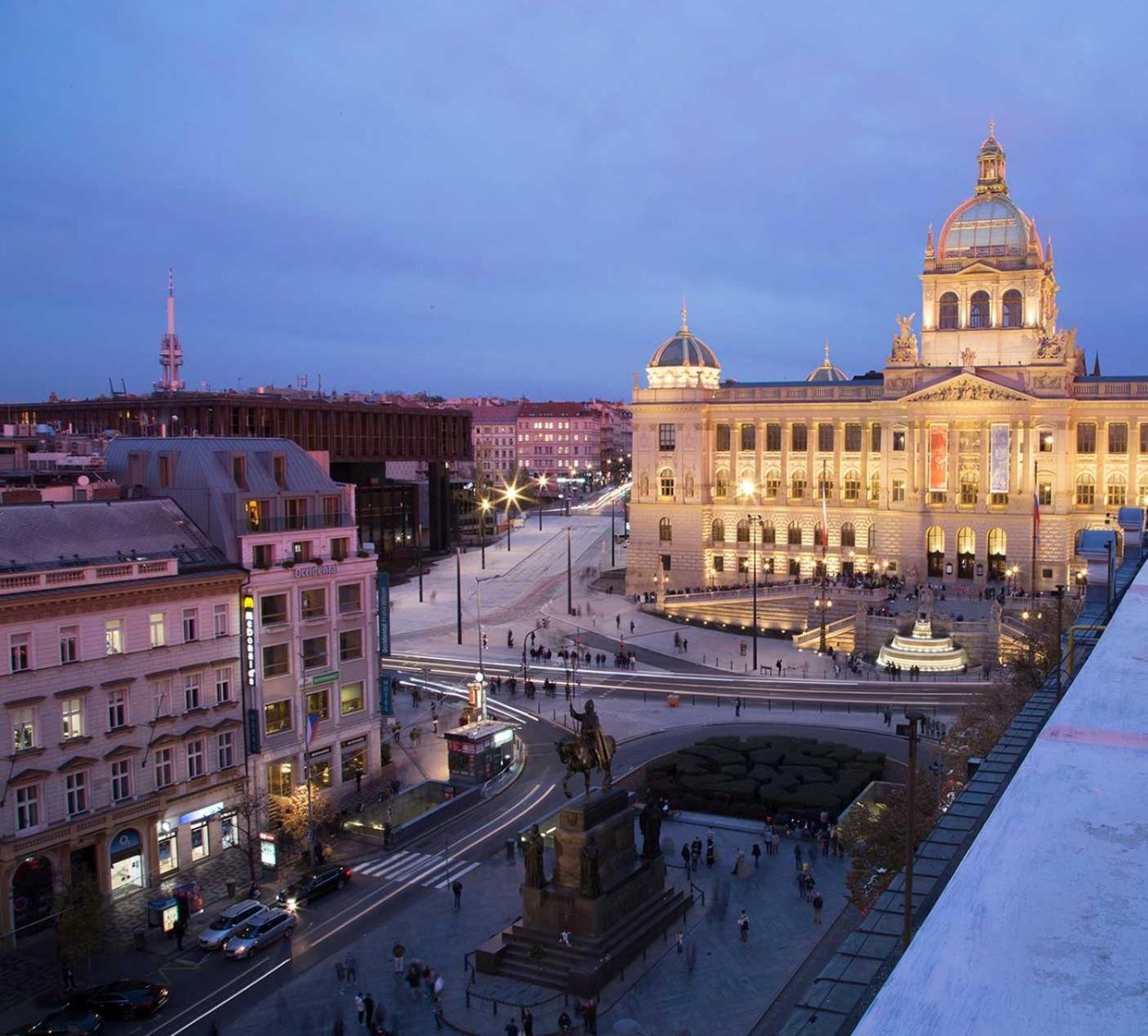 The Wenceslas Square Rooftop Prague